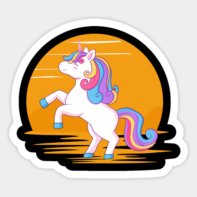 my little artax and sunset Sticker by abahanom